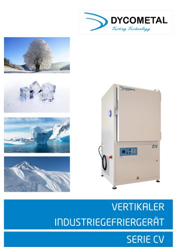 Industrie-Gefrierschrank-Katalog