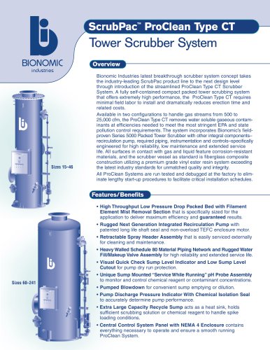 ScrubPac™ ProClean™ Type CT Integrated Packaged Tower Scrubber System