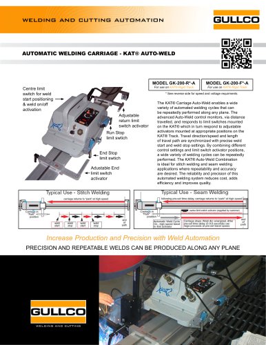 Automatic welding carriage - KAT ® Auto-weld