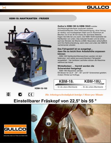 Gullco KBM-18® NAHTKANTEN - FRÄSER