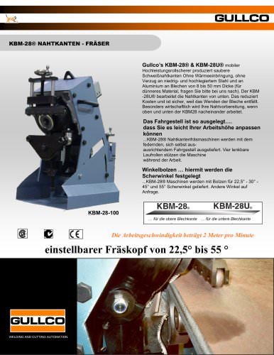 Gullco KBM-28® NAHTKANTEN - FRÄSER