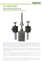 Produkthandout Schnellhubgetriebe G-Serie-1