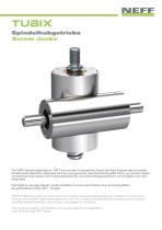 Produkthandout Spindelhubgetriebe TUBIX-1