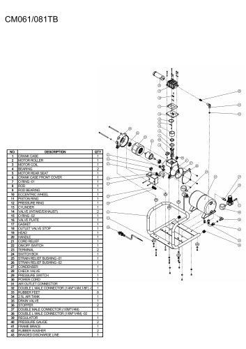 CM061TB Exploded drawing