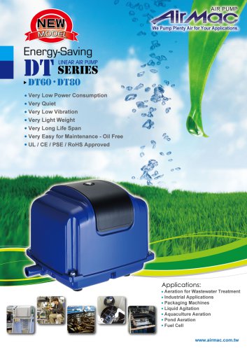 Eco linear air pumps DT60/80, septic pump