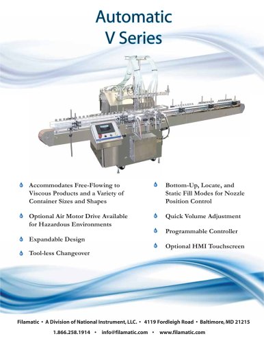 Automatic V Series Filling Machine