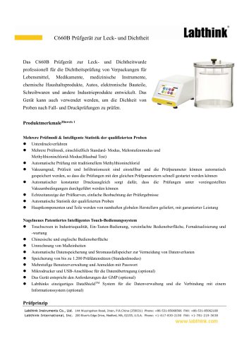 Bewertung der Siegelfestigkeit von Verpackungen für Fleischprodukte
