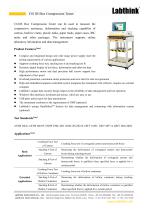 Compression strength testing for carton box
