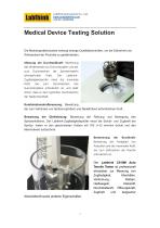 Labthink-Lösung für die Prüfung medizinischer Geräte