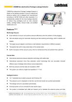 Leak and integrity testing Equipment of container closures.