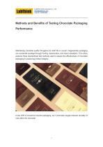 Methods and Benefits of Testing Chocolate Packaging Performance