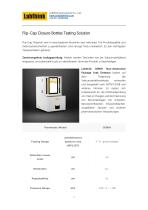 Umfassende Prüfung von Flip-Cap-Flaschen für optimale Leistung