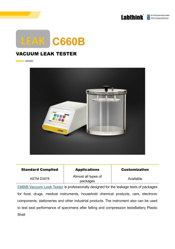 Vacuum Leaking Machine for chocolate bars and confectionery package bags