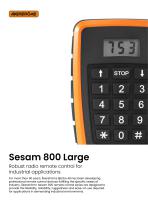 Sesam 800 Large 99 data sheet