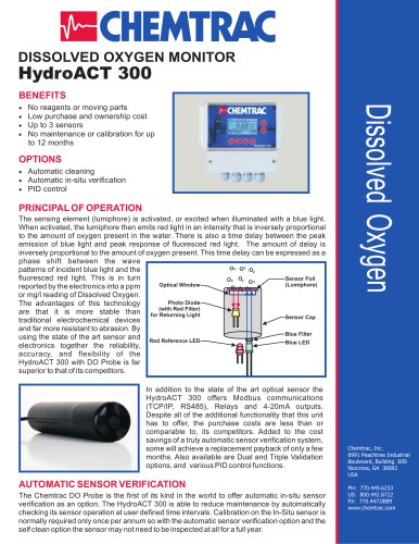 HydroACT 300 - Dissolved Oxygen Monitor