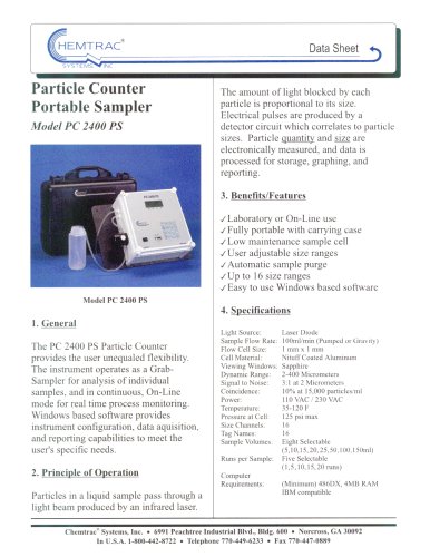 PC 2400 PS Portable Sampler