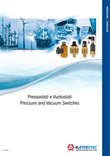 Pressure and Vacuum switches