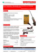 Hallsonde / Hallsensor (vollwertiges Teslameter / Gaussmeter) für Digital-Multimeter - 1