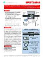 Temperatur, Feuchte, Luftdruck und Druck Überwachung für Server 19“, 1 HE mit TC/IP Ethernet Schnittstelle, Binäreingänge und Relaisausgänge. - 1