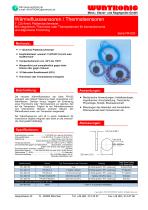 Wärmefluss Sensor, Serie FR-025