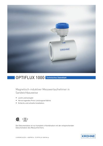 OPTIFLUX 1000