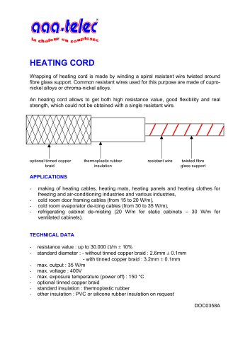 Heating Cord