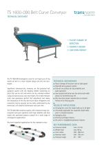 Belt Curve Conveyor TS 1600-090