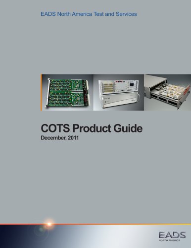 COTS Product Guide December, 2011