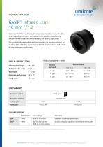 GASIR® Infrared Lens 10 mm f/1.2