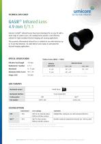 GASIR® Infrared Lens 4.9 mm f/1.1