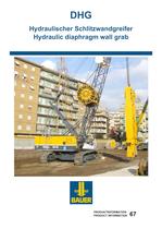 DHG Hydraulic diaphragm wall grab