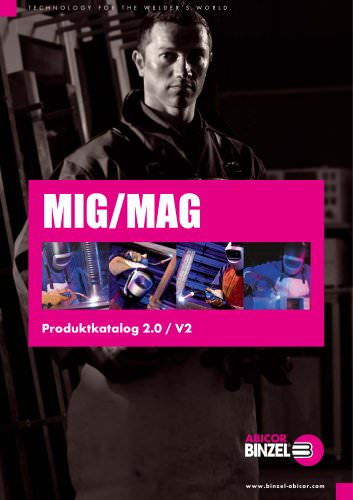 MIG /MAG produkt katalog 2.0 / V2