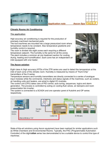 Climatic Rooms Air Conditioning