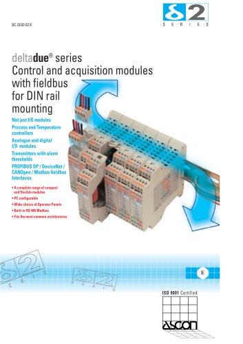 Control and acquisition modules with fieldbus