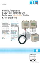 Humidity, Dew Point and Temperature transmitters - H3 and H5 series