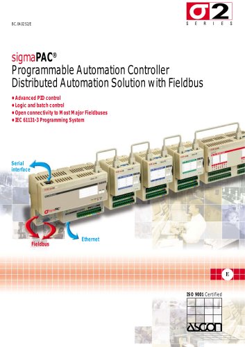 Programmable Automation Controllers - SigmaPAC Series