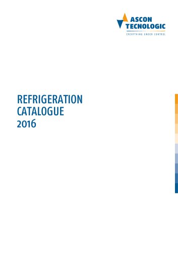 Refrigeration catalogue 2016