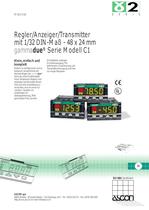 Regler / Anzeiger / Transmitter 1/32 DIN - 48 x 24 mm