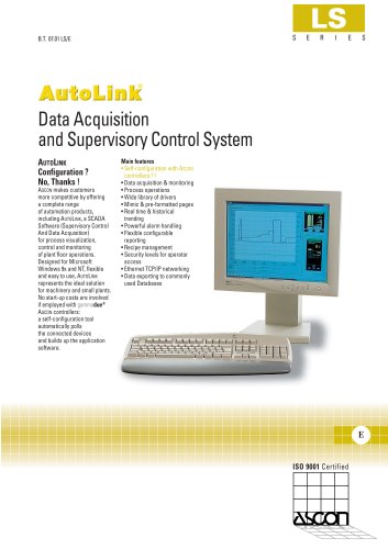 SCADA Supervisory Control And Data Acquisition software