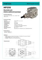 HP250 - Hochdruck-Dosierpumpe - 1