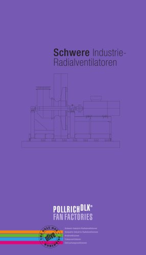 Schwere Industrie-Radialventilatoren