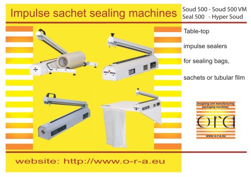 SACHET-SEALING MACHINES