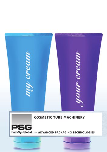 cosmetic tube machinery