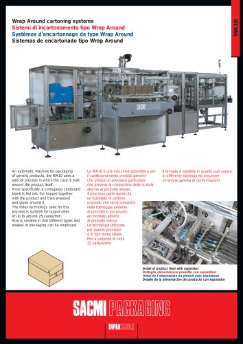 Wrap Around cartoning systems WA10