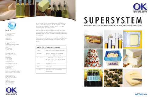 SUPERSYSTEM Oils & Fats