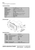 Digital panel instrument M1-7 - 2