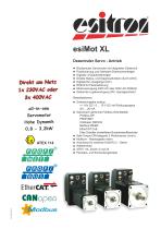 Drive Technologyr: esiMot XL series  230 / 400 V AC  (0,8 - 2,8 KW) - 1