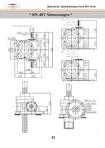 Spindelhubgetriebe RN - 24