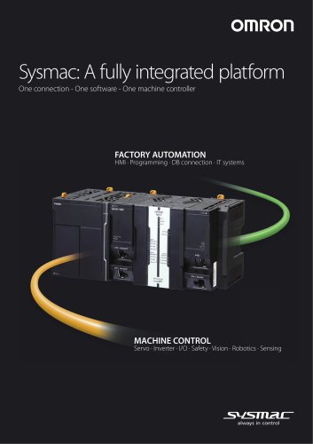 Sysmac: A fully integrated platform