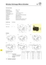 Schnapp-Schalter / Micro-Schalter